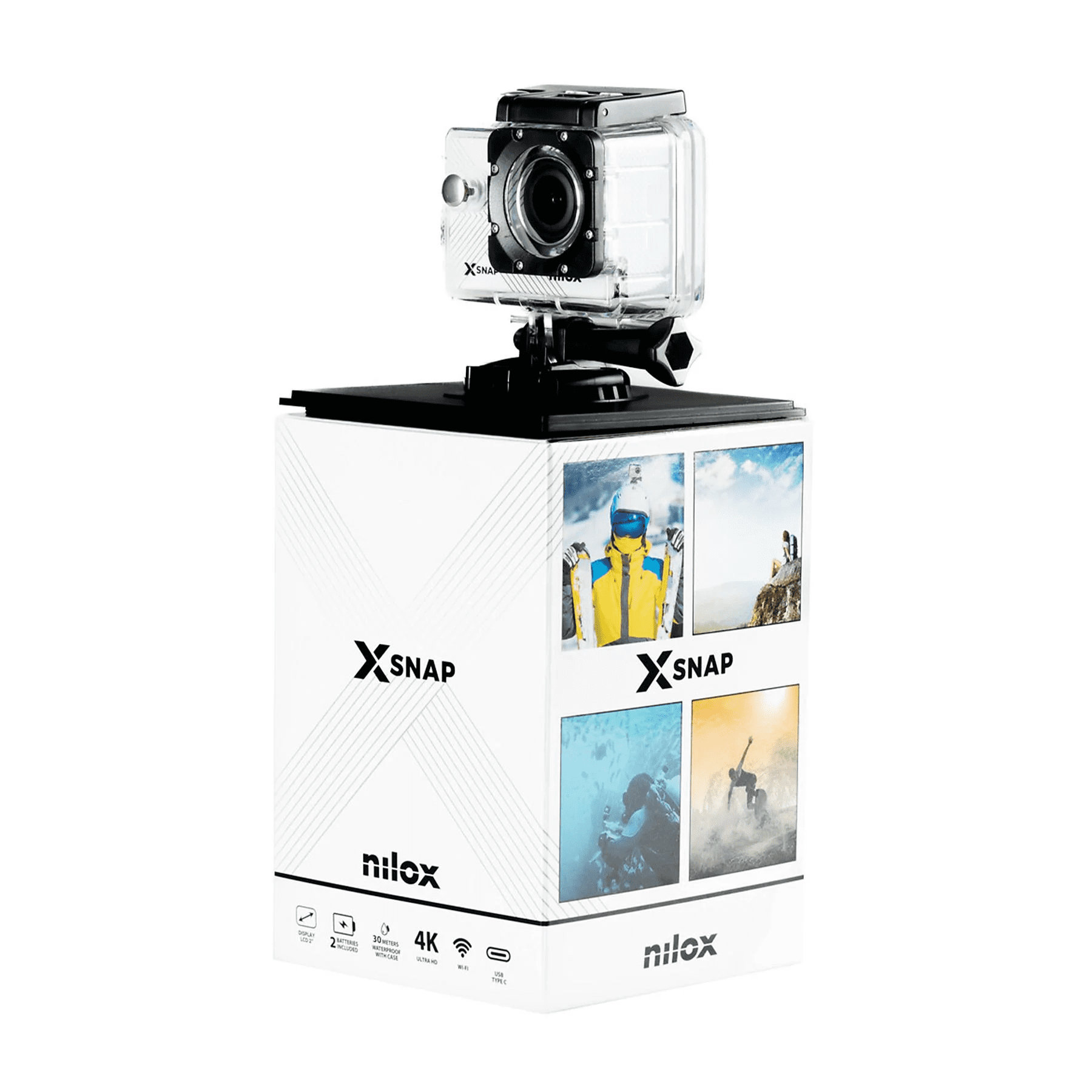 Fotocamera per sport d'azione Nilox X-Snap 4 MP 4K Ultra HD