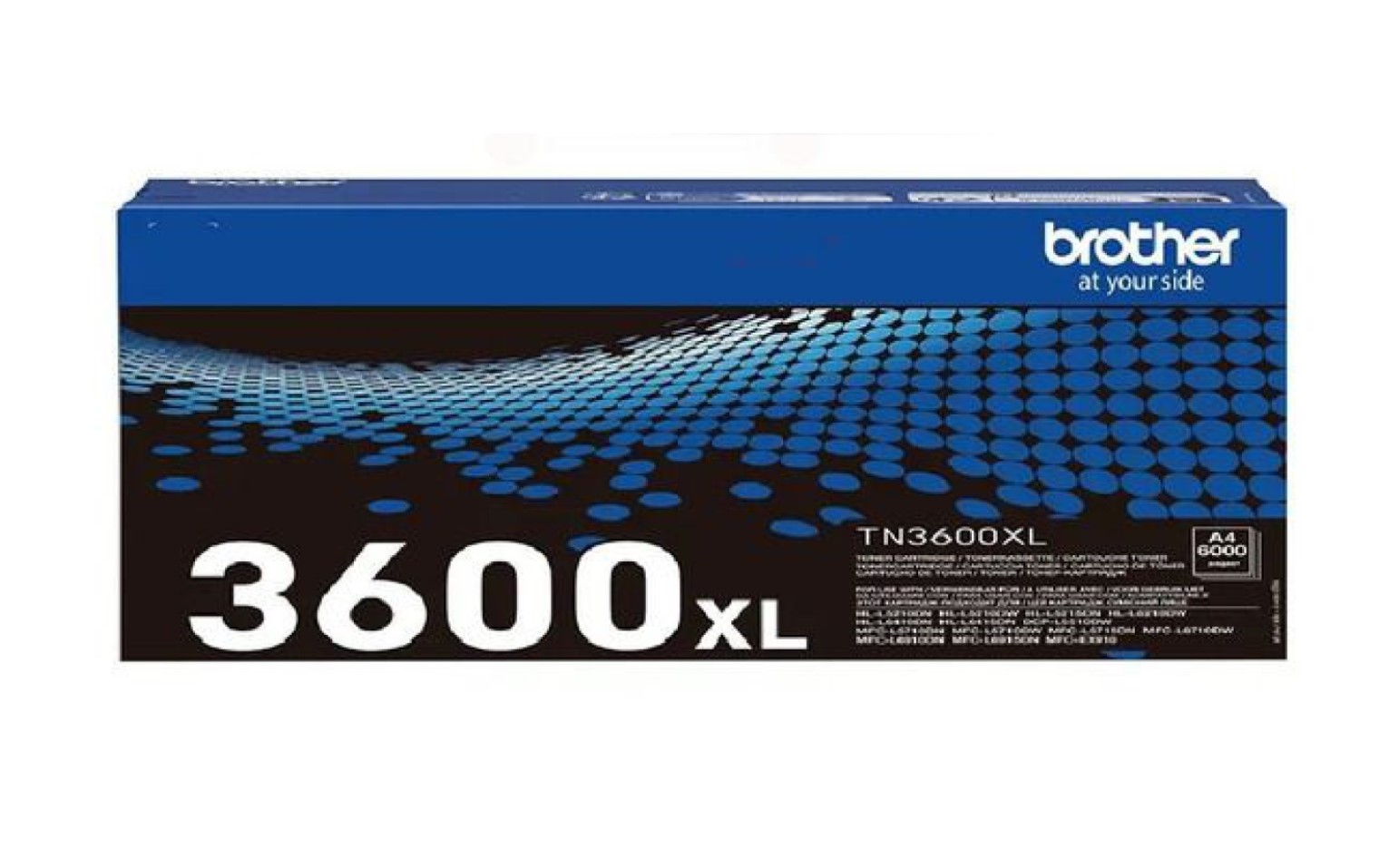 Toner originale brother TN3600XL nero 6k