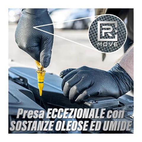 Guanti monouso Rmove professional extra grip 8.5gr tg L-50pz