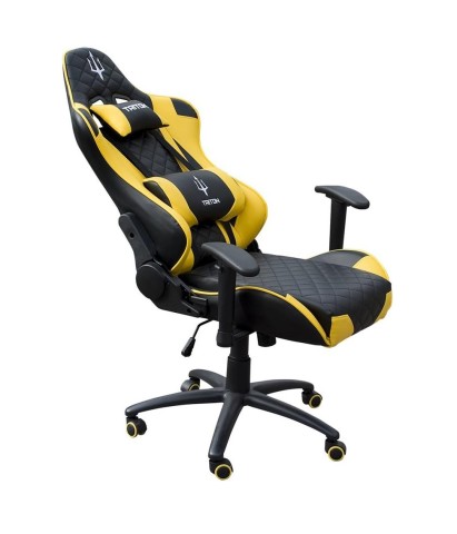 Sedia gaming Atlantis Triton nero/giallo 360° p050-x3-by