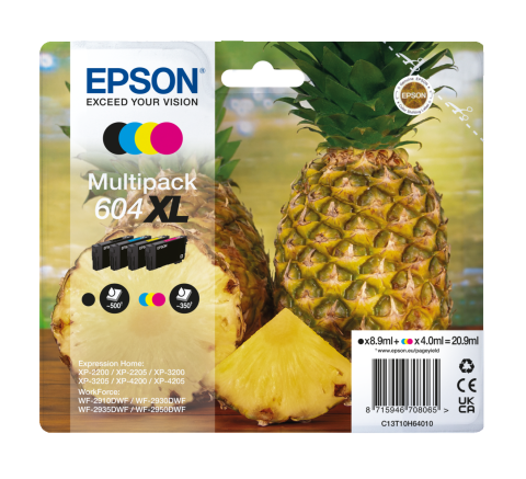 Multipack originale Epson 604xl 1.55k - C13T10H64010