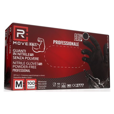 Guanti monouso RMove Professional Extra grip 6gr Tg M-100pz