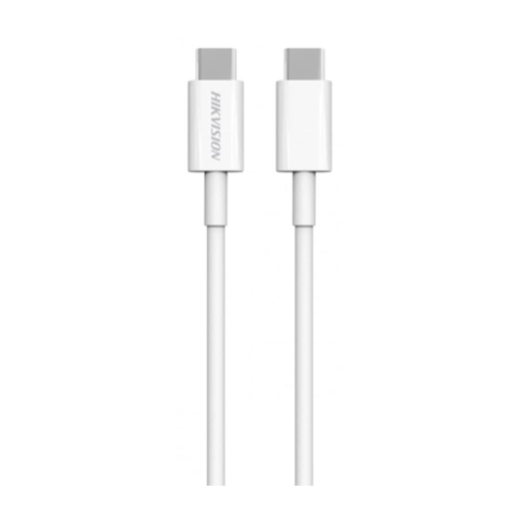 Cavo USB-C,Type-C m/m Hikvision Ricarica Rapida 3A, 60W Bianco HS-HUB-CBC2C