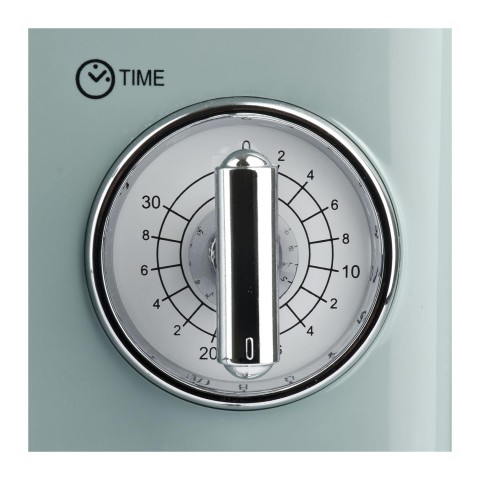 Forno Microonde Vintage Combinato Girmi FM21 1150W-20litri, Verde acqua