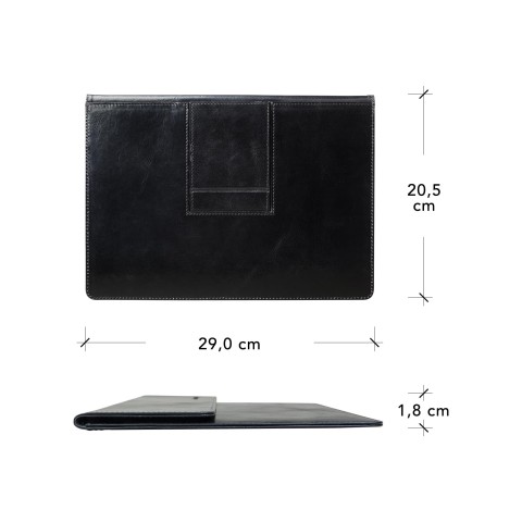 Custodia per tablet 10" dBramante 1928 Lyngby in vera pelle nera