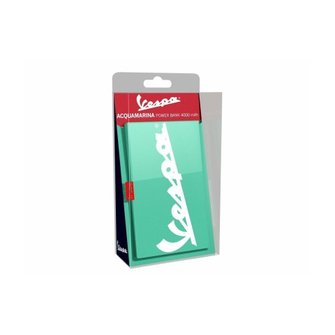 POWER BANK DECK UNIVERSALE 4000MAH 2A VESPA ACQUAMARINA TRIBE