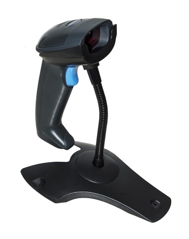 Lettore barcode Link LKLET10 wireless laser con ricevitore e supporto
