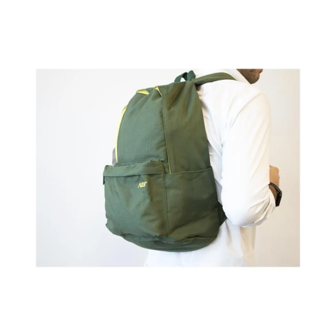 Borsa Zaino ADJ Yoof 13.3″/15.6″ per Notebook impermeabile Verde/Giallo