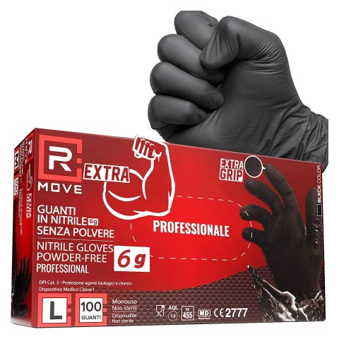 Guanti monouso RMove Professional Extra grip 6gr Tg L-100pz