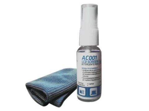 Kit di pulizia universale x monitor ADJ 25ml+panno 100-00001