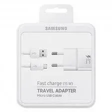 Caricabatterie Samsung 15W EP-TA20 fc usb-a+cavo microusb bianco