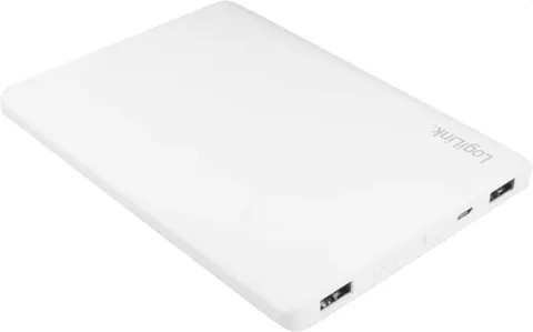 Batteria power bank li-ion 12000 slim colore bianco