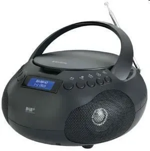 Radio Majestic ah-264 colore nero cd/aux/rds dab+ aux/radio wood