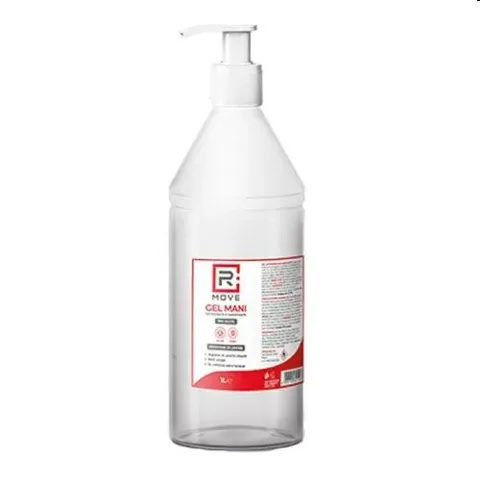 Gel igienizzante Rmove con dosatore per mani da 1l con aloe 70%