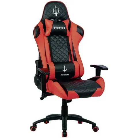 Sedia gaming Atlantis Triton nero/rosso 360° P050-X3-BR
