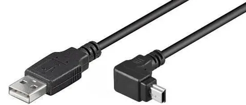 Cavo micro usb mt 1,80 ( mini usb 90° ) x fotocamera e10449