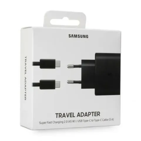 Caricabatterie Samsung 25w ep-ta800x fc usb-c+cavo1m usb-c black