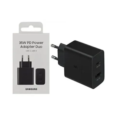 Caricabatterie Samsung 35w ep-ta220 fast charge usb-c nero
