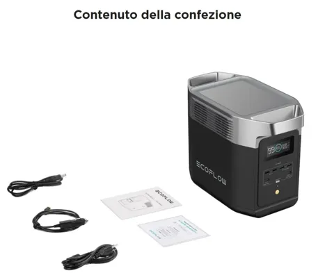 Batteria power station portatile Ecoflow delta2 1kwh wifi+bt