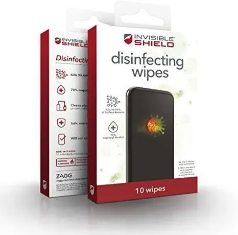 Salviette Disinfettanti Zagg InvisibleShield 10pz