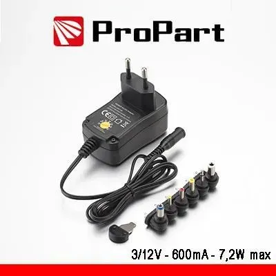 Alimentatore switching 3-12v 600ma   7.2w tensione costante