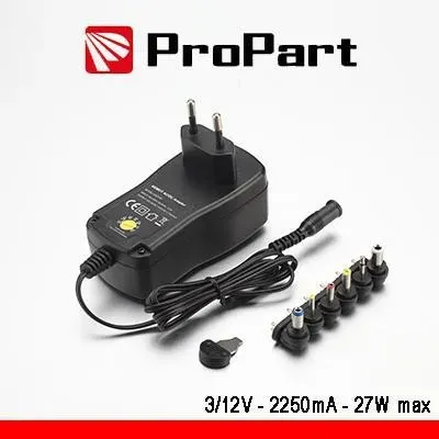 Alimentatore switching 3-12v 2250ma 27w tensione costante