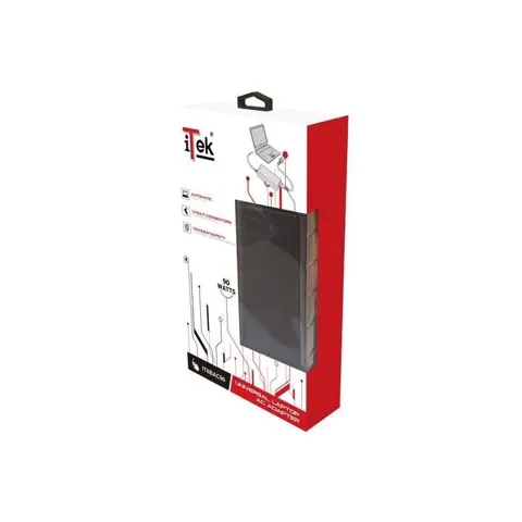 Alimentatore universale notebook 90w Itek con 12 connettori slim