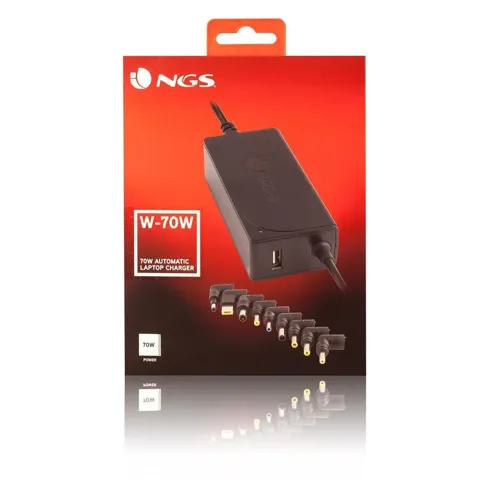 Alimentatore notebook 70w Ngs automatico 9 connettori