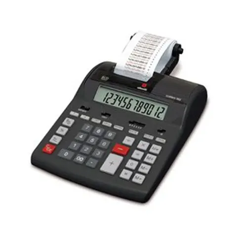 Calcolatrice Olivetti summa 302 a impatto due colori rosso/nero