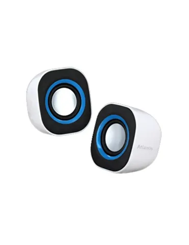 Casse audio Atlantis usb 2.0 white p003-c03-w
