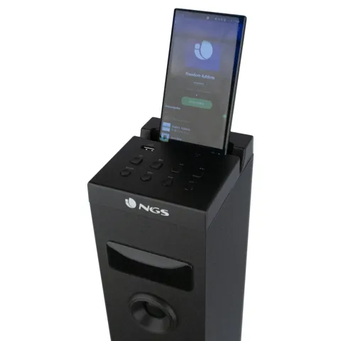 Casse audio NGS a torre sky charm bt/usb/fm/aux 50w nera
