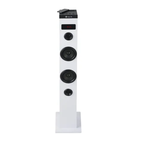 Casse audio NGS a torre sky charm bt/usb/fm/aux 50w bianca