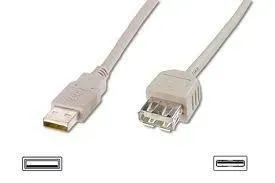 Cavo prolunga usb connettori a-b mt 5 colore nero 2.0 lp8152