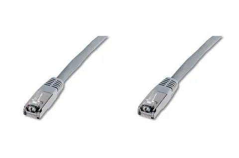 Cavo rete Link 0,50 mt f/utp schermato cat.5e grigio LK5U005