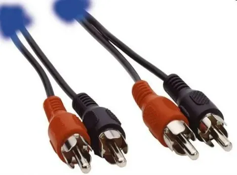 Cavo audio 2xrca m 2xrca m ednet 1,8mt e84034
