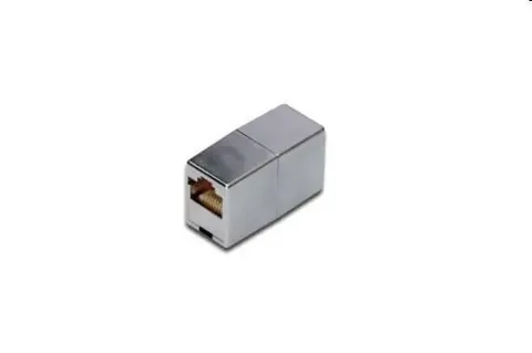 Adattatore di rete 8p8c femmina/femmina schermato cat.5e rj 45