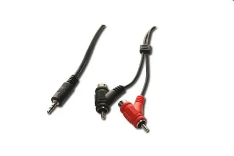 Cavo audio sdoppiatore stereo rca m/f jack 1,5 mt link