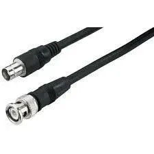 Cavo prolunga bnc maschio femmina   cm 29 rg59 per videocamera