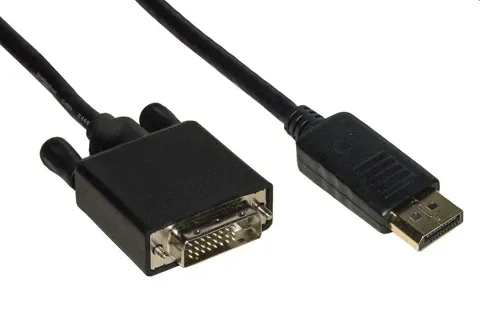 Cavo displayport Link maschio dvi 24+1 2mt nero
