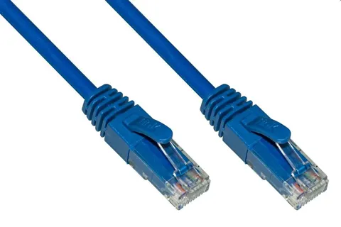 Cavo di rete 2 mt cat.6a utp Link    non schermato aw24 blu