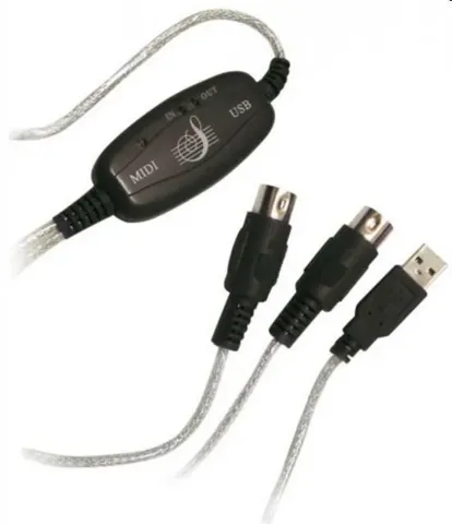 Cavo usb adattatore midi per tastiere musicali link e20008