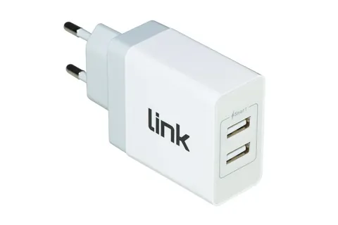 Alimentatore universale Link 2 porteusb 3,4a lkpc07