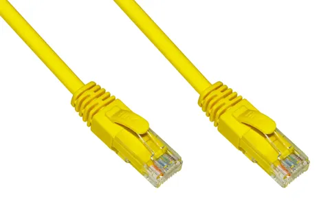 Cavo rete 1,5 mt cat6 utp non scher. lk6au015y giallo