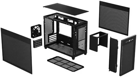 Case mini tower Asus matx 4xslot-esp. ap201 black