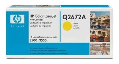 Toner orig. hp lj 3500/3550 giallo - q2672a