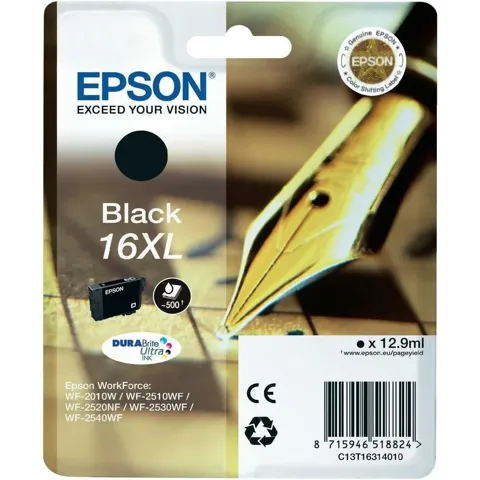 Cart. orig. epson wf 2010/2510/2520/2530/2540 xl nero - t163140