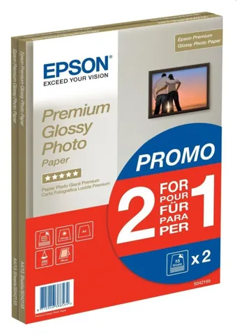 Carta fotografica A4 Epson premium ad inchiostro doppia conf.