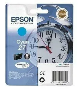 Cart. orig. Epson T27 ciano C13T27024012 300pg sveglia