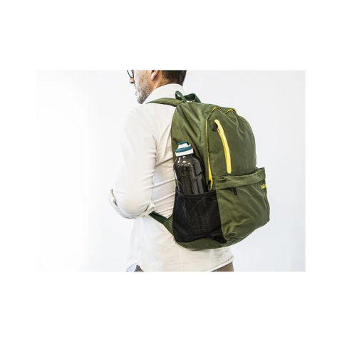 Borsa Zaino ADJ Yoof 13.3″/15.6″ per Notebook impermeabile Verde/Giallo