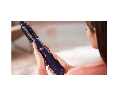 Asciugacapelli spazzola Philips styling dei capelli Viola 800W